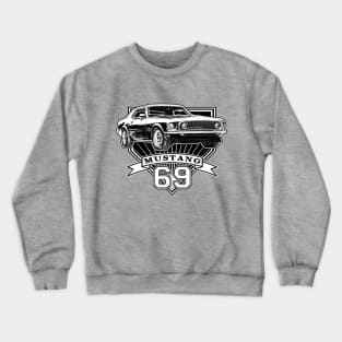 69 Mustang Coupe Crewneck Sweatshirt